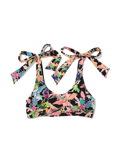 Hanky Panky Scoop Neck Swim Top In Multicolor