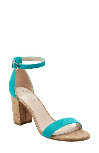 Shop Bandolino Armory Ankle Strap Sandal In Sea Green