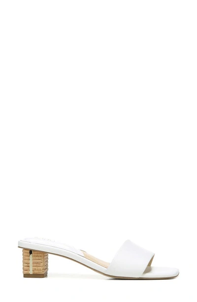 Shop Franco Sarto Cruella Slide Sandal In White Leather