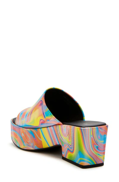 Shop Katy Perry The Busy Bee Platform Sandal In Rainbow Multi