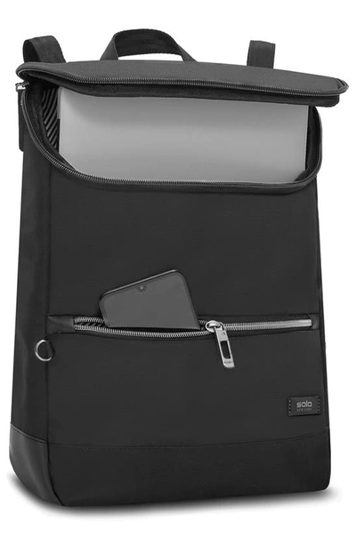 Shop Solo New York The City Shield Stealth Hybrid Backpack In Black