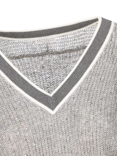 Shop Brunello Cucinelli Knitwear In Medium Gray