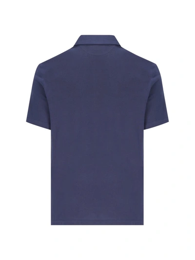 Shop Brunello Cucinelli T-shirt And Polo In Prussia Blue