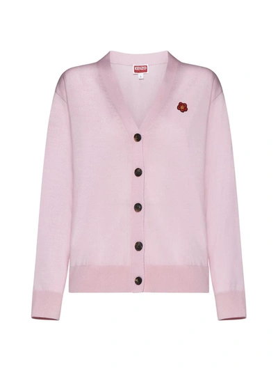 Shop Kenzo Sweaters In Faded Pink