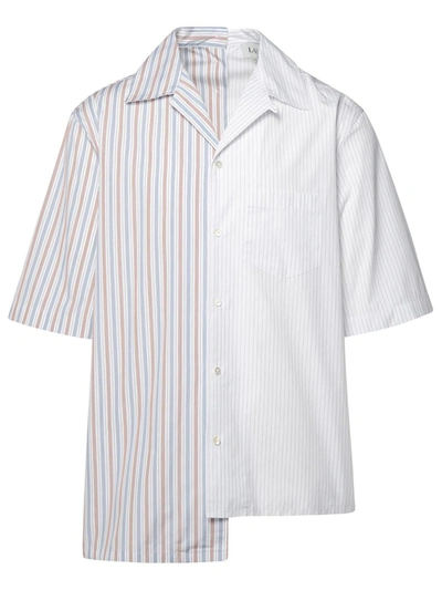 Shop Lanvin Shirt M/c Asymmetric In Multicolor