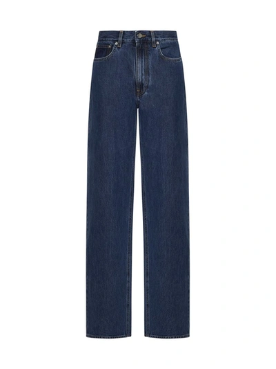 Shop Loulou Studio Jeans In Washed Blue