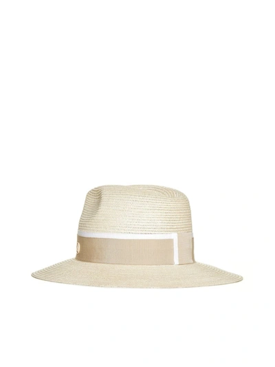 Shop Maison Michel Hats In Natural Beige