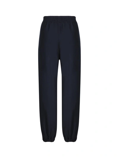 Shop Moncler Pants In Blue
