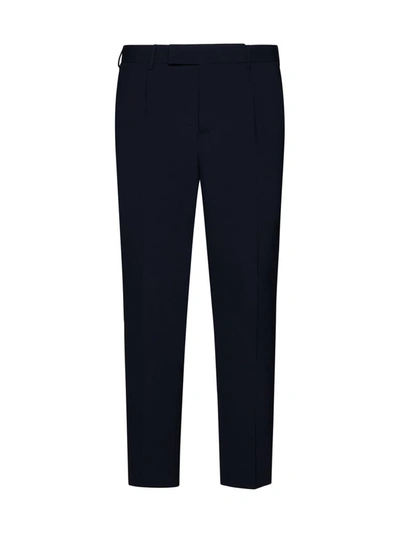 Shop Pt Torino Trousers In Blue