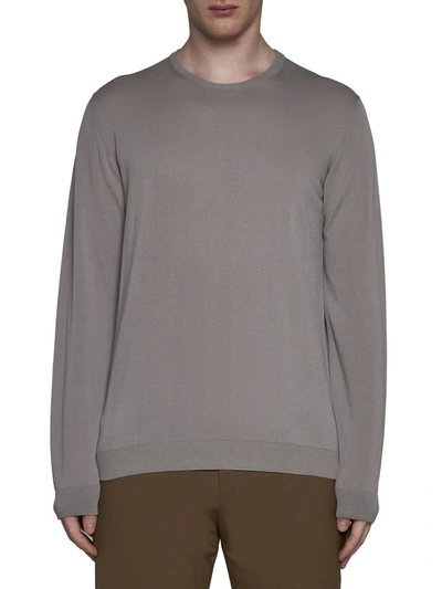 Shop Roberto Collina Sweaters In Grey