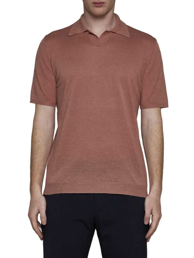 Shop Roberto Collina T-shirts And Polos In Pink