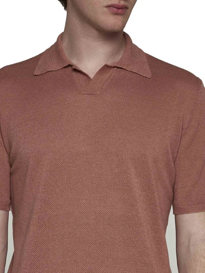 Shop Roberto Collina T-shirts And Polos In Pink
