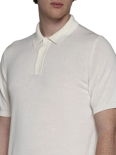 Shop Roberto Collina T-shirts And Polos In Latte