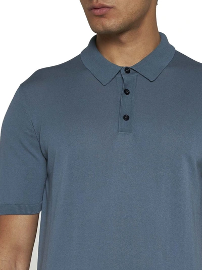Shop Roberto Collina T-shirts And Polos In Avion Blue