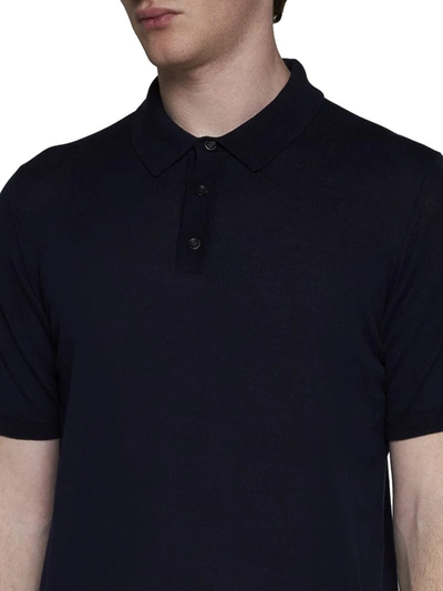 Shop Roberto Collina T-shirts And Polos In Blue
