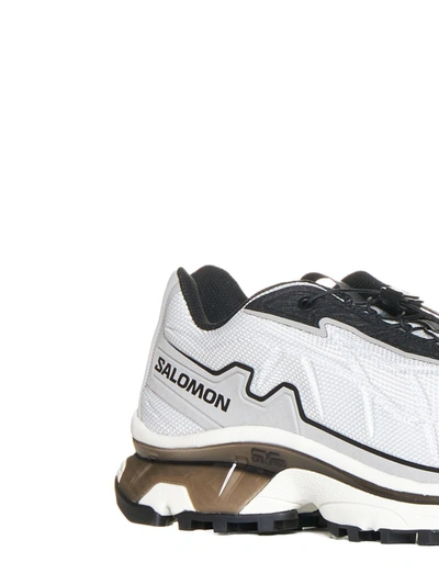 Shop Salomon Sneakers In Glacier Gray Ghost Gray Black