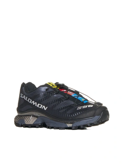 Shop Salomon Sneakers In Blackebonysilvermetallicx