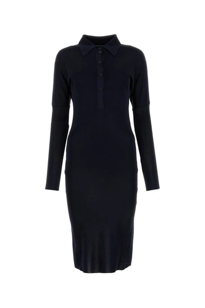 Shop Ferragamo Salvatore  Dress In Newnavy