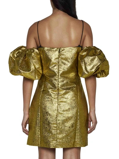 Shop Stine Goya Dresses In Luminescent Gold