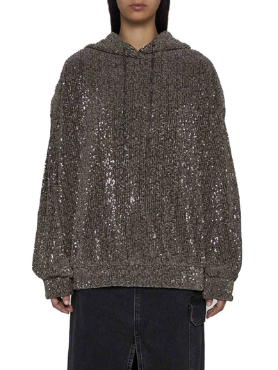 Shop Stine Goya Sweaters In Holographic Sequin