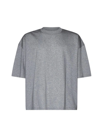 Shop Studio Nicholson T-shirts And Polos In Grey Marl