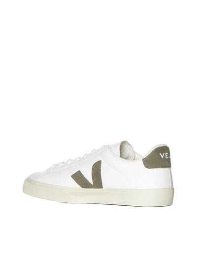 Shop Veja Sneakers In Extra-white_kaki