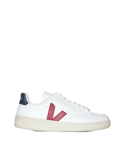 Shop Veja Sneakers In Extra-white_marsala_nautico