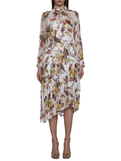 Shop Zimmermann Dresses In Ivory Tropical Floral
