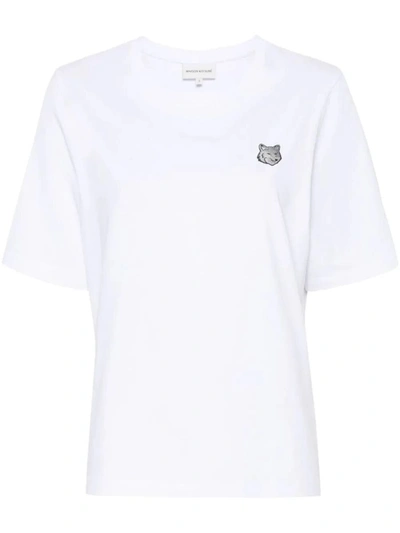 Shop Maison Kitsuné Fox Logo T-shirt Clothing In White