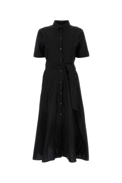 Shop Woolrich Dress In Black