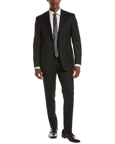 Shop Canali 2pc Wool Suit In Multi
