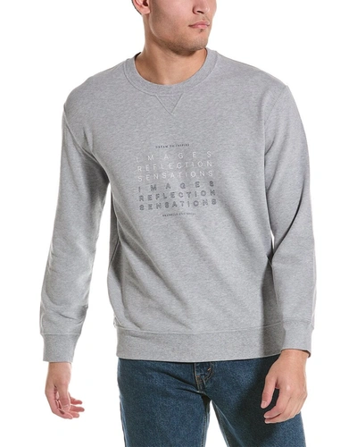 Shop Brunello Cucinelli Crewneck Sweatshirt In Grey