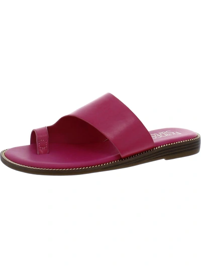 Shop Franco Sarto Gem Womens Leather Slip On Flats In Pink