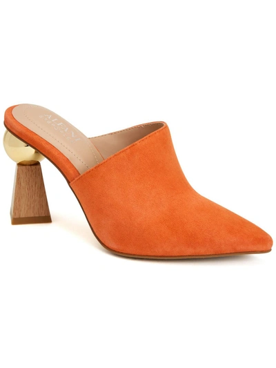 Alfani Junnee Womens Padded Insole Pointed Toe Mules In Multi