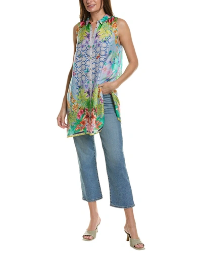 Shop Johnny Was Cozumel Xanthe Tunic In Multi