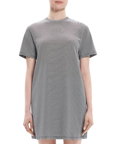 Shop Theory Perfect St Dress In Grey