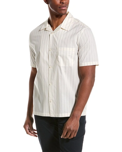 Shop Vince Monte Stripe Shirt In White