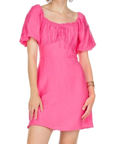 Shop Joy Joy Bustier Dress In Pink