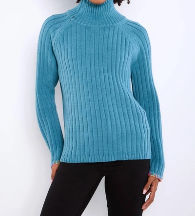 Shop Lisa Todd Spellbound Sweater In Jasper Blue In Multi