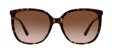 Shop Michael Kors Mk 2137 U 300613 Oval Sunglasses In Multi