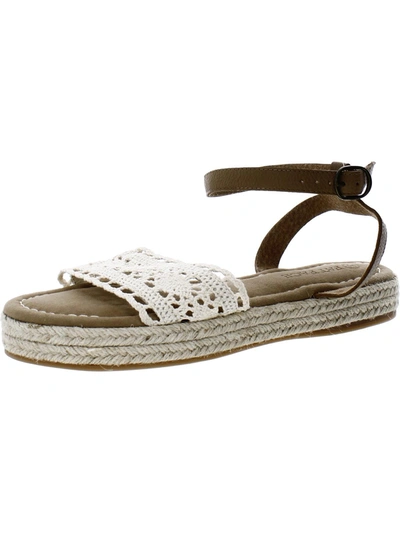 Shop Fatface Tilly Womens Crochet Ankle Strap Espadrilles In Multi