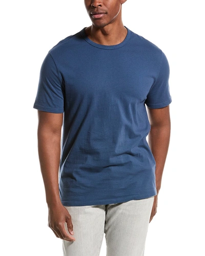 Shop Vince Garment Dye T-shirt In Blue