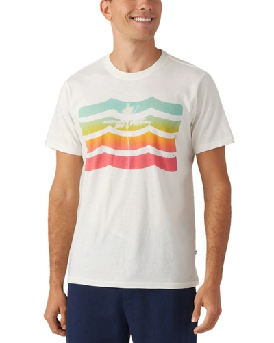 Shop Sol Angeles Pride Waves Crew T-shirt In White
