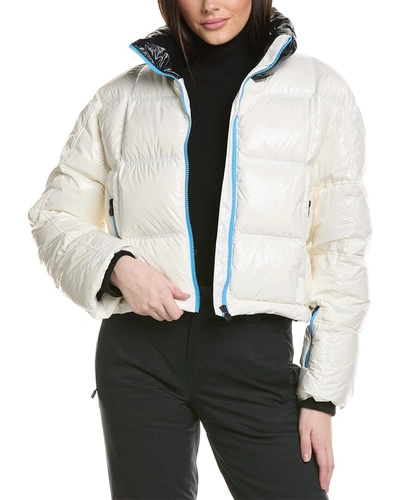 Shop Perfect Moment Nevada Puffer Jacket In White