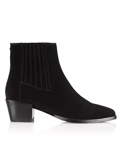 Rag & Bone Suede Axel Mid Boots In Black