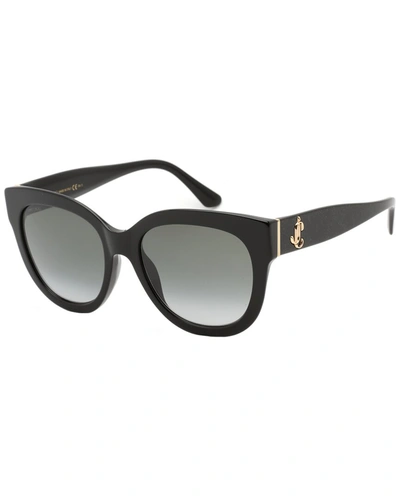 Shop Jimmy Choo Women's Jill/g/s 54mm Sunglasses In Black