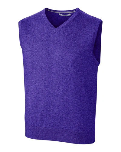 Shop Cutter & Buck Lakemont Sweater Vest In Purple