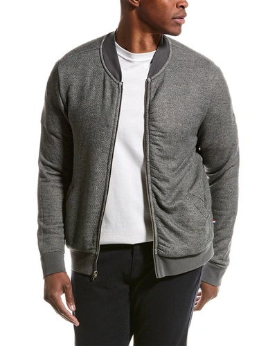 Shop Sol Angeles Roma Bomber Jacket In Grey