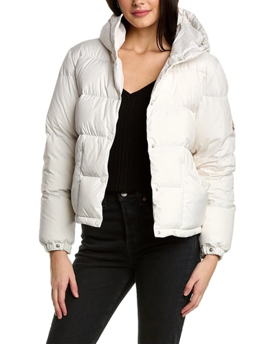 Shop Moncler Ebre Jacket In White