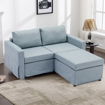 Shop Simplie Fun 2 Seat Module Sectional Sofa Couch